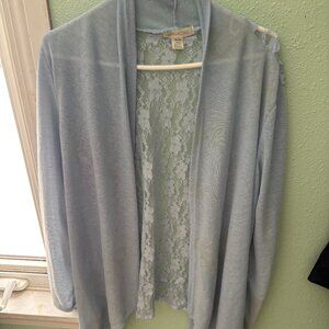 Light blue light cardiagan